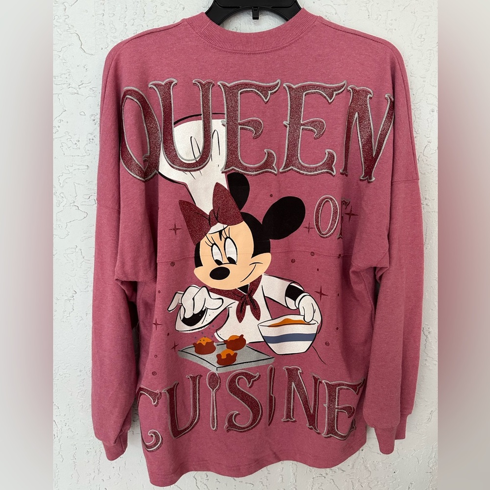 Disney Parks Chef Minnie Queen of Cuisine Food & Wine Fest Spirit Jersey SZ S